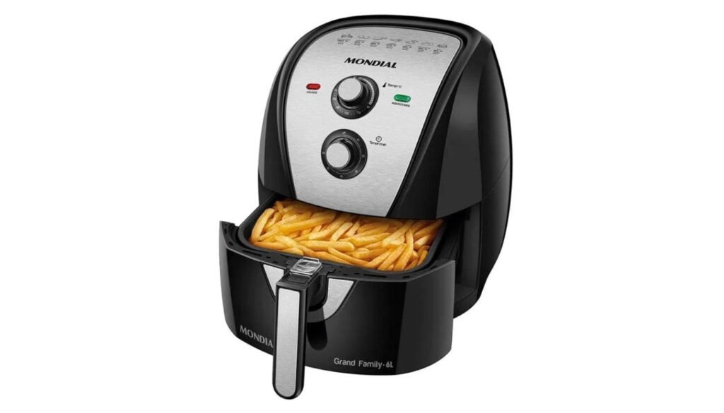 Air Fryer Mondial 6 Litros é Boa? Análise Completa da AFN-60-BI 1 Air Fryer Mondial 6 Litros é Boa?