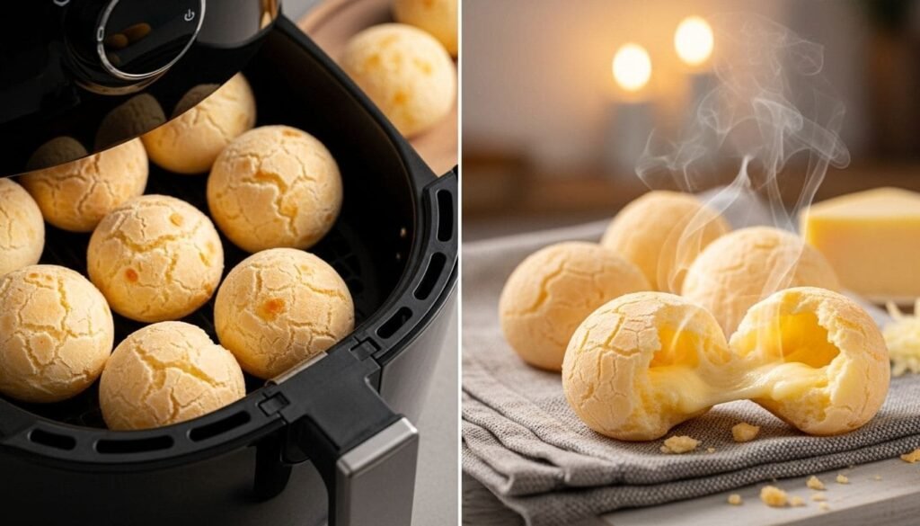 Pão de Queijo na Airfryer de 15 Minutos: Crocante por Fora, Macio por Dentro 1 Pão de Queijo na Airfryer de 15 Minutos