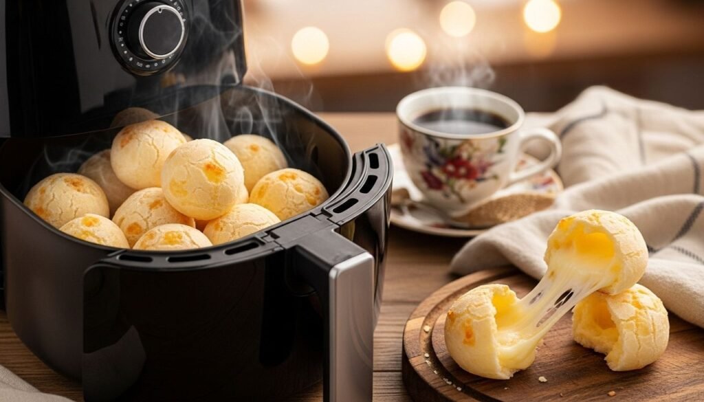 Receita pão de queijo na airfryer