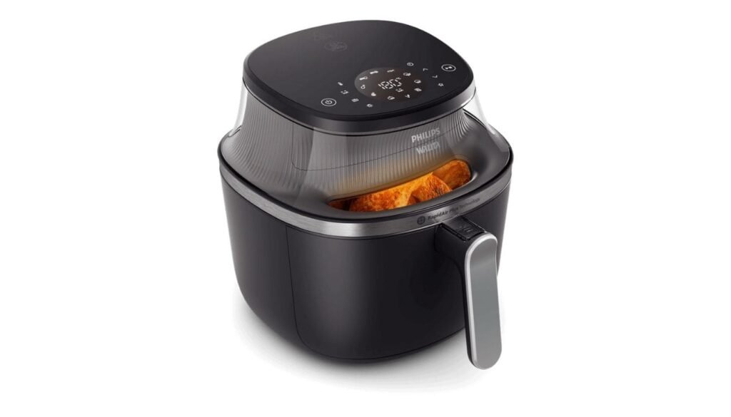 Guia: "Como Escolher a Melhor Air fryer: Capacidade, Potência e Recursos que Importam" 1 Imagem da Fritadeira Airfryer Série 3000 7,2L Digital com Visor, Philips Walita, 1800W.Considerada por muitos como melhor Airfryer do mercado.